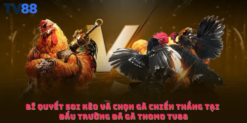 Bí quyết soi kèo và chọn gà chiến thắng tại đấu trường đá gà Thomo TV88