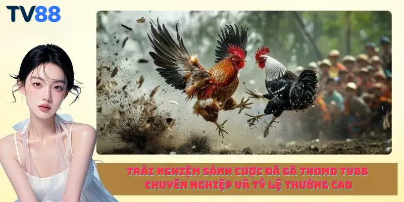 Trải nghiệm sảnh cược đá gà Thomo TV88 chuyên nghiệp và tỷ lệ thưởng cao
